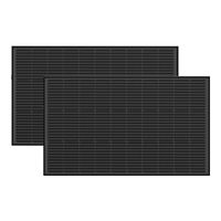 pakiet 2x panel fotowoltaiczny ecoflow 100w ( sztywna konstrukcja )