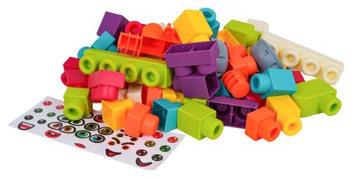 Zestaw Miękkich Klocków 60El. + Plecak na Arena.pl