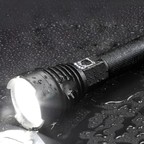 MOCNA LATARKA TAKTYCZNA LED AKUMULATOROWA SZPERACZ REFLEKTOR ZOOM WOJSKOWA na Arena.pl