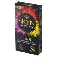 prezerwatywy nawilżane skyn 5 senses