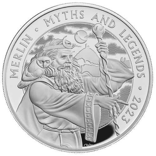 Myths & Legends: Merlin 1 uncja Srebra 2023 Proof na Arena.pl