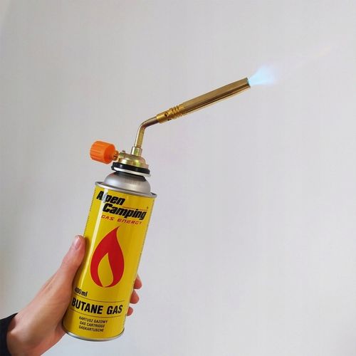 PALNIK MOSIĘŻNY DO PAPY GAZOWY LUTLAMPA ZŁOTY 4 x Kartusze Alpen Camping na Arena.pl