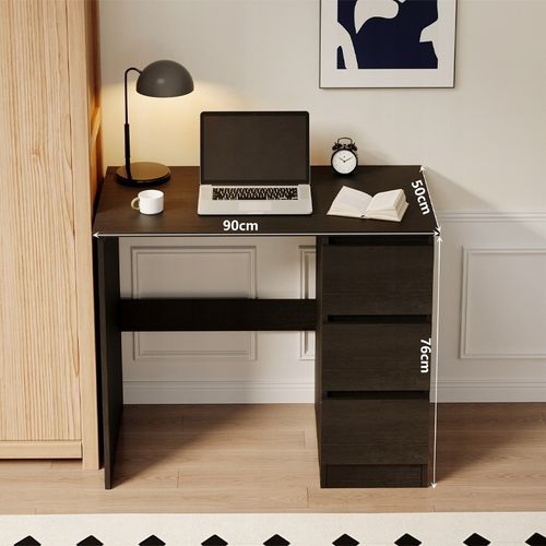 Schwarzer Loft-Computertisch Mit Schubladen – Modern Und Jugendlich na Arena.pl
