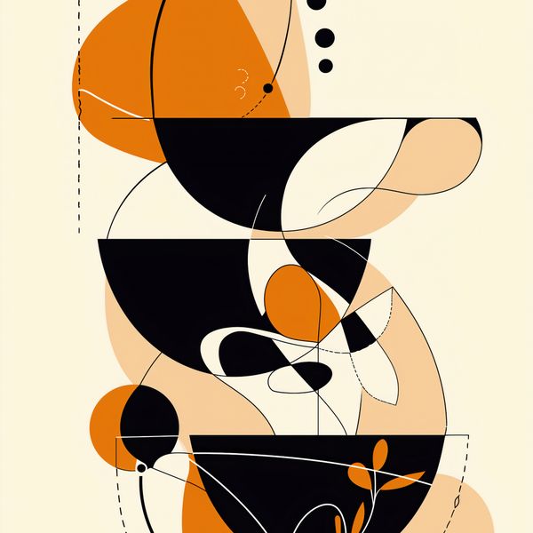 Plakat 60x60cm Taneczne Kręgi zdjęcie 1