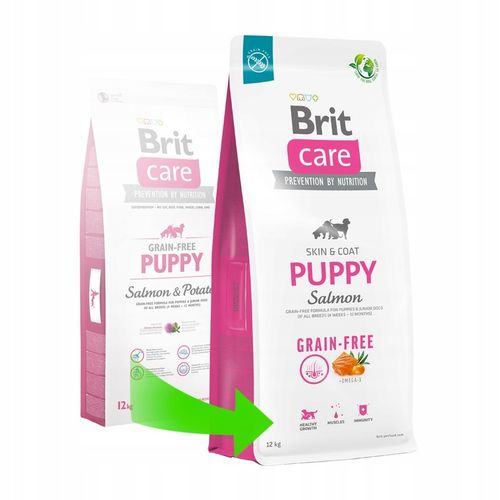 BRIT CARE Dog Grain-free Puppy Salmon 12kg na Arena.pl