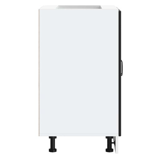 Szafka pod zlewozmywak „Lucca” z czarnego drewna klejonego na Arena.pl