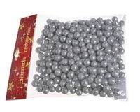 Kuleczki z brokatem w paczce 1,2cm SREBRNE  - 22CAN17-611_B201