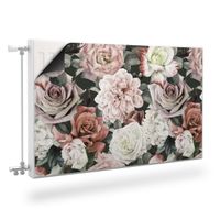 MASKOWNICA Magnetyczna Na Grzejnik KWIATY Róże Piwonie 80cm x 60cm