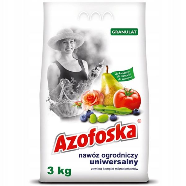 Nawóz uniwersalny do ogrodu 3kg AZOFOSKA granulowany OBFITE PLONY zdjęcie 9