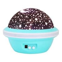 M2/ Projektor UFO w gwiazdy księżyc Lampka nocna do dekoracji sypialni dziecięcej