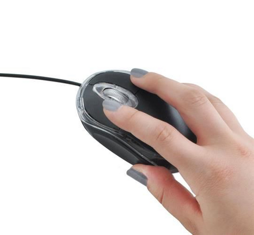 Mysz optyczna przewodowa USB myszka PC komp Basic na Arena.pl