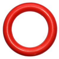 Zabawka dla psa gumowe ringo o zapachu wanilii czerwona 9cm UNIQ PETS