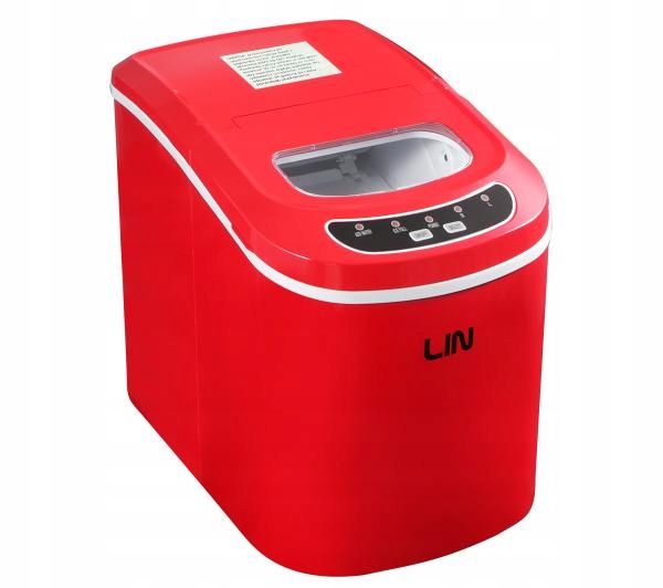 Kostkarka do lodu Lin ICE PRO-R12 112W 2,2L Czerwona 9 kostek na cykl zdjęcie 5