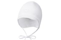 BROEL Tobiasz czapka niemowlęca chrzest ecru 44-46