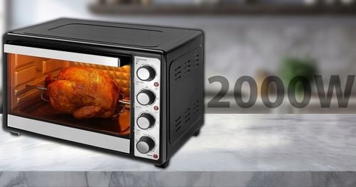 PIEKARNIK ELEKTRYCZNY WOLNOSTOJĄCY Z TERMOOBIEGIEM 45L ROŻNO DUŻY na Arena.pl