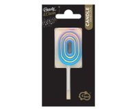 B&C Świeczka Cyferka Neonowa - Kolorowy akcent na Twoim torcie