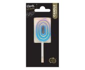 B&C Świeczka Cyferka Neonowa - Kolorowy akcent na Twoim torcie