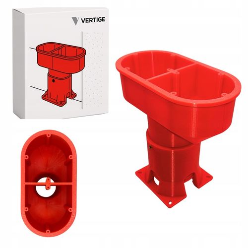 Podwójna puszka elektryczna do elewacji 200mm regulowana do styropianu na Arena.pl