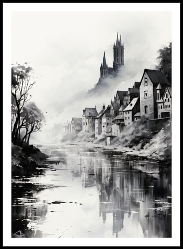 Plakat 59,4x84,1cm Mglisty Refleks na Arena.pl