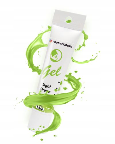 BARWNIK SPOŻYWCZY W ŻELU T-048 Light Green Zielony Jasny 30g na Arena.pl