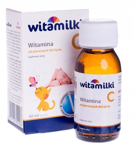 WITAMILKI WITAMINA C KROPLE 60ML DLA DZIECI na Arena.pl