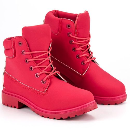 Czerwone traperki r.38 na Arena.pl