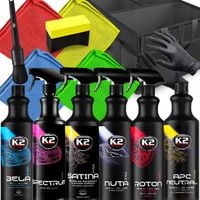 K2 PRO KOMPLETNY ZESTAW DO DETAILINGU SAMOCHODU APC NUTA SATINA ROTON BELA