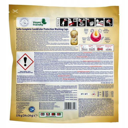 Sofin Kapsułki do Prania Kolorowych Tkanin Color Ochrona Kolorów 66 prań na Arena.pl