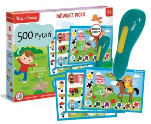 GRA EDUKACYJNA MÓWIĄCE PIÓRO 500 PYTAŃ PRZEDSZKOLA na Arena.pl