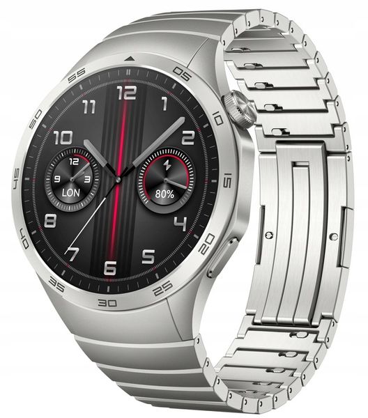 Smartwatch HUAWEI Watch GT 4 Elite 46mm Srebrny zdjęcie 4
