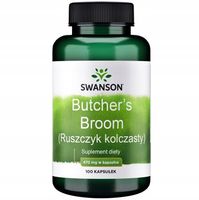 SWANSON Butcher's Broom RUSZCZYK KOLCZASTY 470 mg 100k krążenie żylne