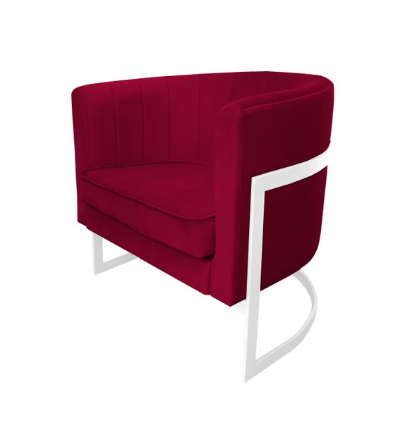 Fotel Glamour podstawa biała MG31 zdjęcie 2