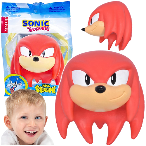 sonic the hedgehog squishme gniotek knuckles 12cm na Arena.pl