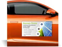 Magnes na samochód reklama magnetyczna PROJEKT INSTALACJE FOTOWOLTAICZNE