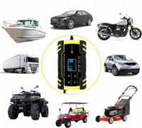 PROSTOWNIK Mikroprocesorowy SAMOCHODOWY DO AKUMULATORÓW 12V 24V 8A AGM