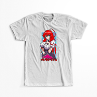 Koszulka Biała Highschool DxD - WYBIERZ KOLOR KOSZULKI I FASON Męska 4XL