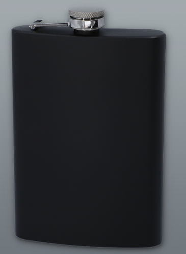 Piersiówka Gentelo 270 ml Stal Nierdzewna Czarna Matowa w Pudełku na Arena.pl