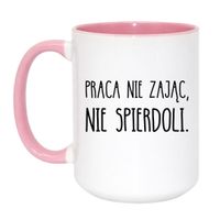 Duży Biało-Różowy 450 ml