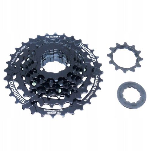 Kaseta SHIMANO 7 CS-HG200-7 12-32 32T! 264g MTB SZOSA 12-14-16-18-21-26-32 na Arena.pl