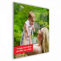 FOTO OBRAZ TWOJE ZDJĘCIE na SZKLE 35x35cm