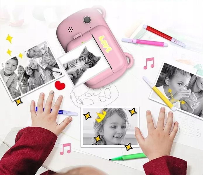 Aparat cyfrowy natychmiastowy HD z drukarką POLARX zdjęcie 8