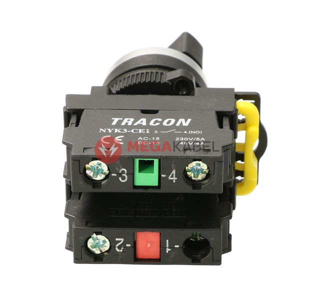 Przełącznik pokrętny 2-stanowy 230V zdjęcie 2