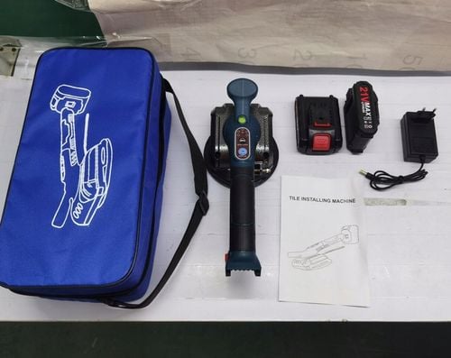 PRZYSSAWKA WIBRACYJNA DO PŁYTEK WIBRATOR DO POZIOMOWANIA 2000mAh 21V na Arena.pl