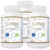 L-LIZYNA 500mg Stres Odporność Opryszczka 3x120kap