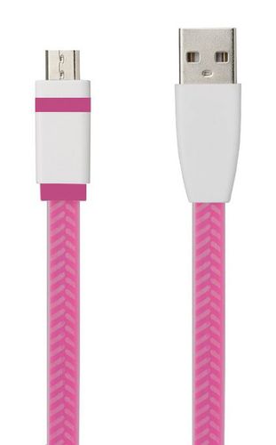Kabel TB USB - Micro USB 1m. różowy na Arena.pl