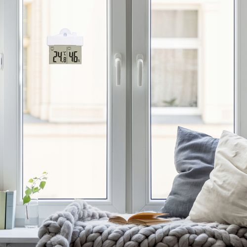 Termometr higrometr zewnętrzny na okno samoprzylepny -20-70C na Arena.pl