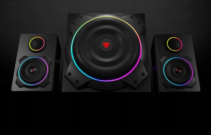 GŁOŚNIKI GRACZA HELIUM 800BT 2.1 ARGB + SŁUCHAWKI zdjęcie 2