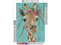 ZESTAW HAFT DIAMENTOWY  MOZAIKA DIAMENTOWA ŻYRAFA