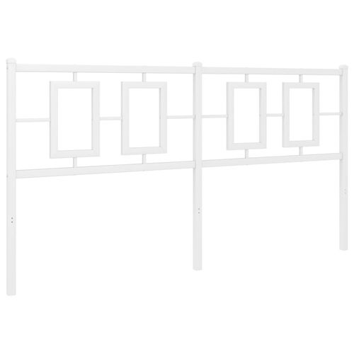 Metalowe wezgłowie, białe, 150 cm na Arena.pl