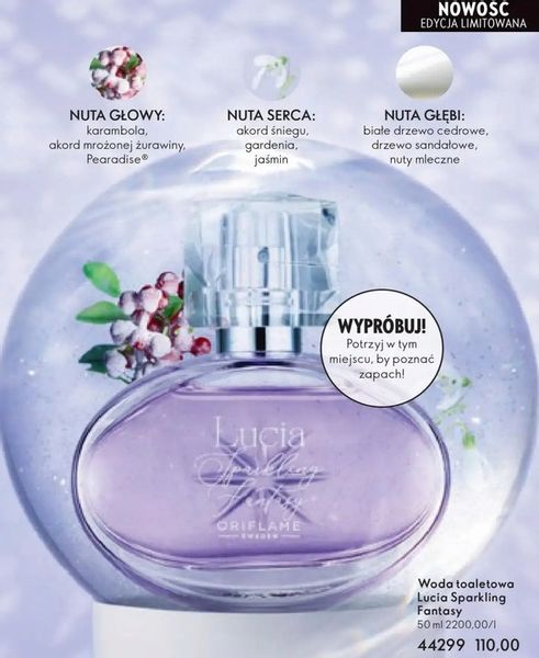 ORIFLAME Woda toaletowa Lucia Sparkling Fantasy 50 ml zdjęcie 2